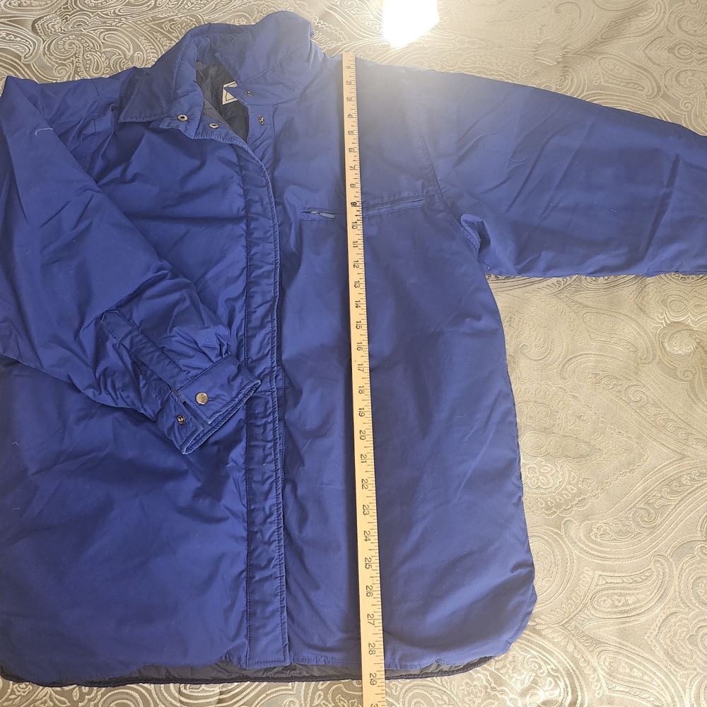 L.L. Bean Men's Cobalt Blue Shirt Jacket Goosedown - Picture 6 of 9